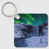 Wasserfälle | Wasserfall Skógafoss Schlüsselanhänger (Vorderseite)