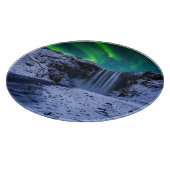 Wasserfälle | Wasserfall Skógafoss Schneidebrett (Ecke)