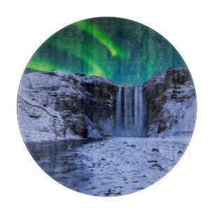 Wasserfälle Wasserfall Skógafoss Schneidebrett