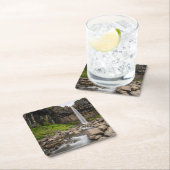 Wasserfälle | Wasserfall Svartifoss, Südisland Rechteckiger Pappuntersetzer (Vor Ort)