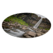 Wasserfälle | Wasserfall Svartifoss, Südisland Schneidebrett (Ecke)