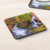 Wasserfälle | Wasserfälle Nikko Japan Fall Getränkeuntersetzer (Linke Seite)