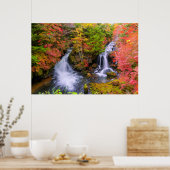Wasserfälle | Wasserfälle Nikko Japan Fall Poster (Küche)