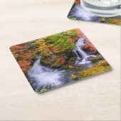 Wasserfälle | Wasserfälle Nikko Japan Fall Rechteckiger Pappuntersetzer (angewinkelt)