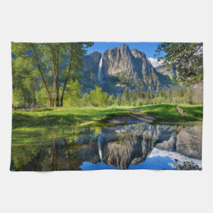Wasserfälle   Yosemite Falls, Kalifornien Geschirrtuch
