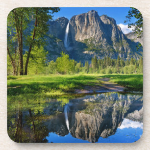 Wasserfälle Yosemite Falls, Kalifornien Getränkeuntersetzer