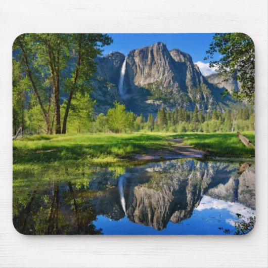 Wasserfälle | Yosemite Falls, Kalifornien Mousepad (Vorne)