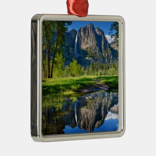 Wasserfälle | Yosemite Falls, Kalifornien Ornament Aus Metall (Rechts)