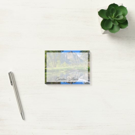 Wasserfälle | Yosemite Falls, Kalifornien Post-it Klebezettel (Büro)