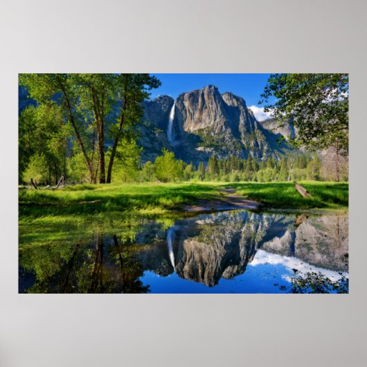 Wasserfälle | Yosemite Falls, Kalifornien Poster (Vorne)
