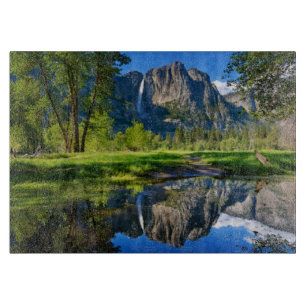 Wasserfälle Yosemite Falls, Kalifornien Schneidebrett