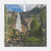 Wasserfälle | Yosemite National Park Ornament Aus Glas (Vorderseite)