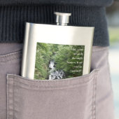 Wasserfallflasche Flachmann (Beispiel)