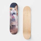 Wasserfallkatze Skateboard (Vorderseite)