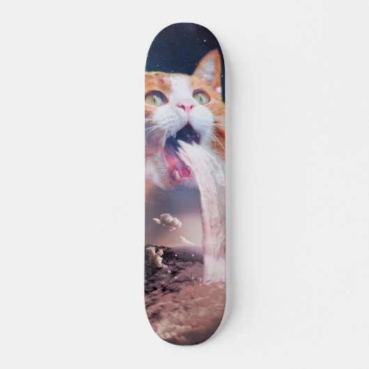 Wasserfallkatze Skateboard (Vorne)