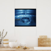 Wasserfallkrone Poster (Küche)