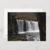 Wasserfallland in Wales, Brecon Leuchtfeuer Postkarte (Vorne/Hinten)