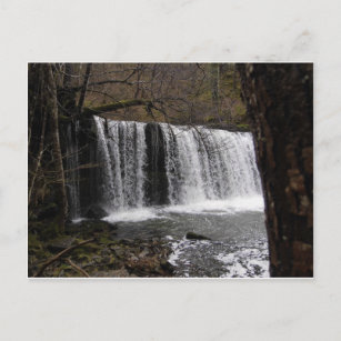 Wasserfallland in Wales, Brecon Leuchtfeuer Postkarte