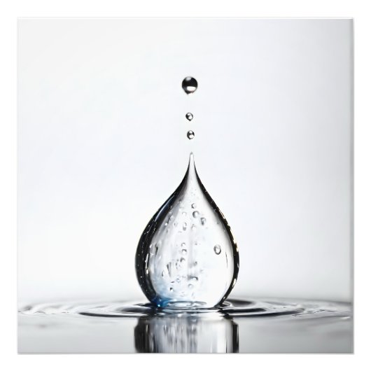 WasserfallmakMakro Fotodruck (Vorne)