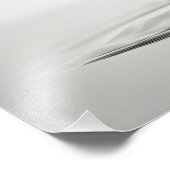 WasserfallmakMakro Fotodruck (Ecke)
