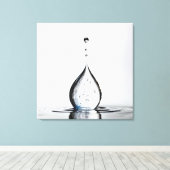 WasserfallmakMakro Leinwanddruck (Insitu (Holzboden))