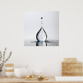 WasserfallmakMakro Poster (Küche)