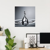 WasserfallmakMakro Poster (Heimbüro)