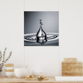 WasserfallmakMakro Poster (Küche)