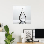 WasserfallmakMakro Poster (Heimbüro)