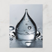 WasserfallmakMakro Postkarte (Vorderseite)