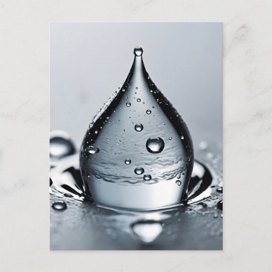 WasserfallmakMakro Postkarte (Vorderseite)