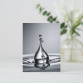 WasserfallmakMakro Postkarte (Stehend Vorderseite)