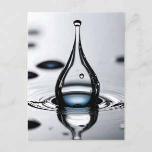 WasserfallmakMakro Postkarte