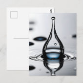 WasserfallmakMakro Postkarte (Vorne/Hinten)