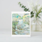 Wasserfallmalerei Postkarte (Stehend Vorderseite)