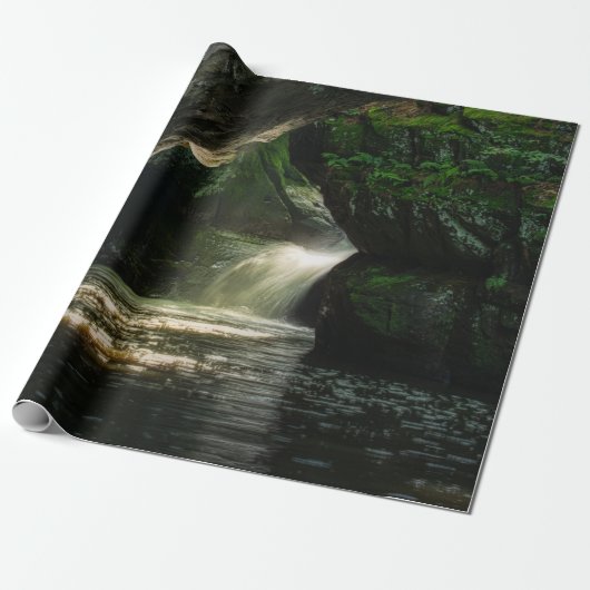 WASSERFALLS GESCHENKPAPIER (Ungerollt)