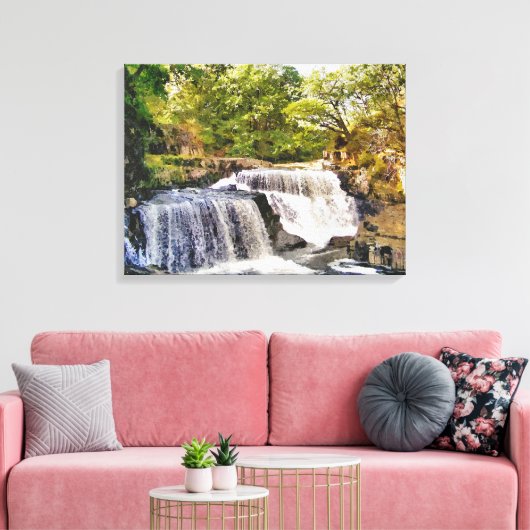 WASSERFALLS LEINWANDDRUCK (Insitu (Wohnzimmer))