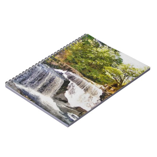 WASSERFALLS NOTIZBLOCK (Linke Seite)