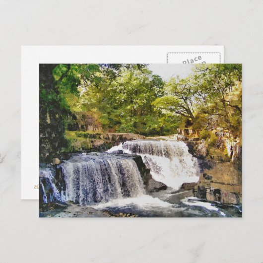 WASSERFALLS POSTKARTE (Vorne/Hinten)