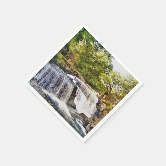WASSERFALLS SERVIETTE (Ecke)