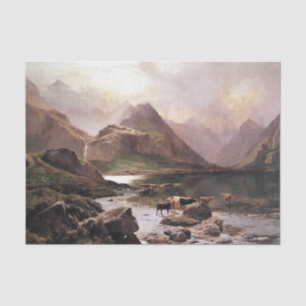 Wasserfallsee Isle of Skye Schottland Tissuepapier Seidenpapier