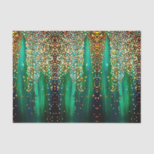 Wasserfallteppich Seidenpapier (Vorderseite)