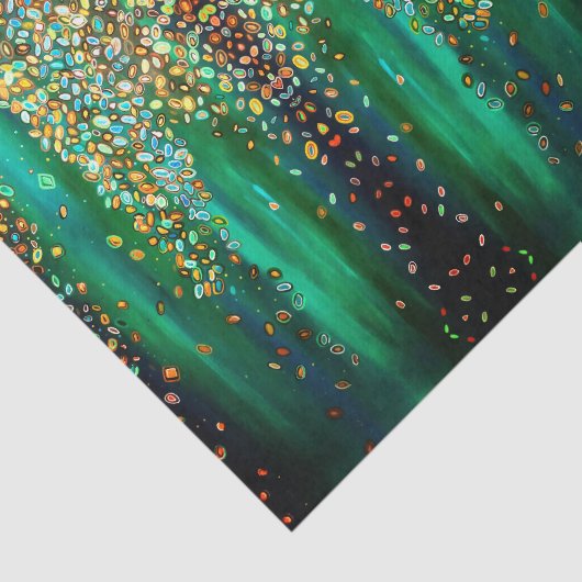 Wasserfallteppich Seidenpapier (Ausschnitt)