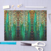 Wasserfallteppich Seidenpapier (Handwerk)