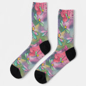 Wasserfarb-Libelle Socken (Linkes Detail)