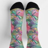 Wasserfarb-Libelle Socken (Oben)