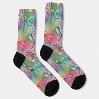 Wasserfarb-Libelle Socken