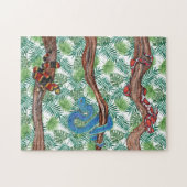 Wasserfarb-Schlangenliebhaber Python Boa Haustiere Puzzle (Horizontal)