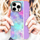Wasserfarb-Splash mit individuellem Namen Case-Mate iPhone Hülle