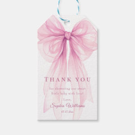 Wasserfarbband-Geschenkanhänger für Baby Shower & Geschenkanhänger